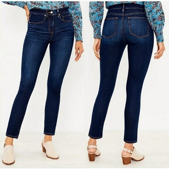 LOFT Denim - LOFT Dark Wash Skinny Jeans